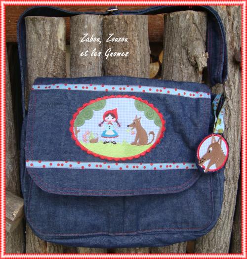 besace sac zabouzouzou gnomes oiseau