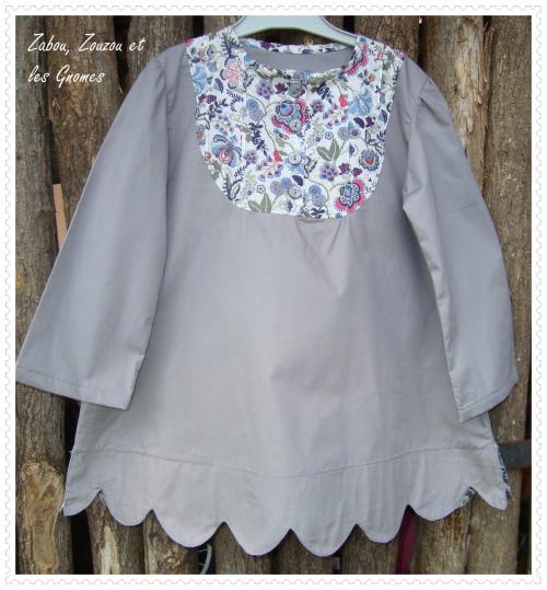 tunique coton liberty dickens
