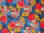 tissu R. Kaufman Blythe roses 0,55 X  0,45 m
