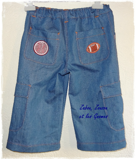 short �t� gar�on pantacourt zabou zouzou et les gnomes