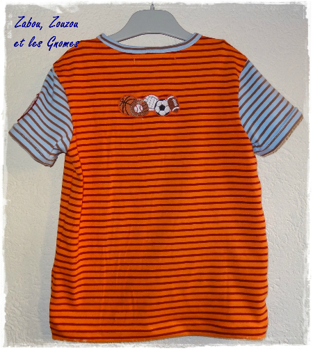 tee-shirt gar�on zabou zouzou gnomes